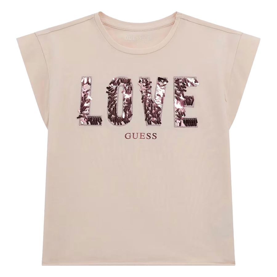 Midi t-shirt manica corta da bambina Guess Kids | J5RI37/K6YW4G63Q